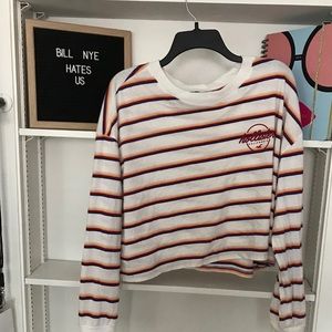 Colorful Hollister crop top